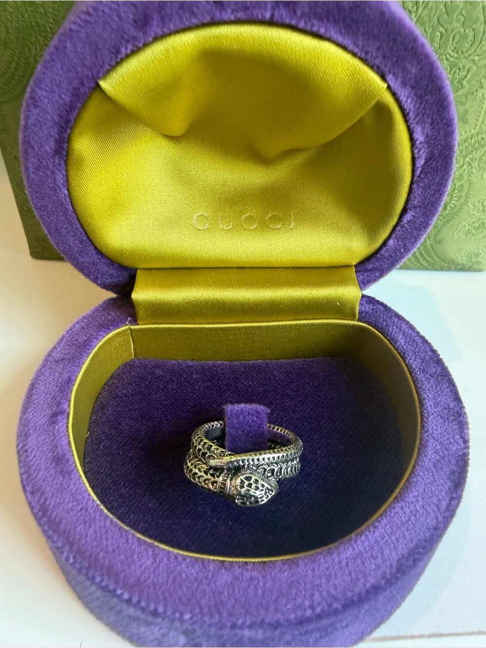 Gucci Garden Serpent Ring. Size 6. - Picture 3 of 8